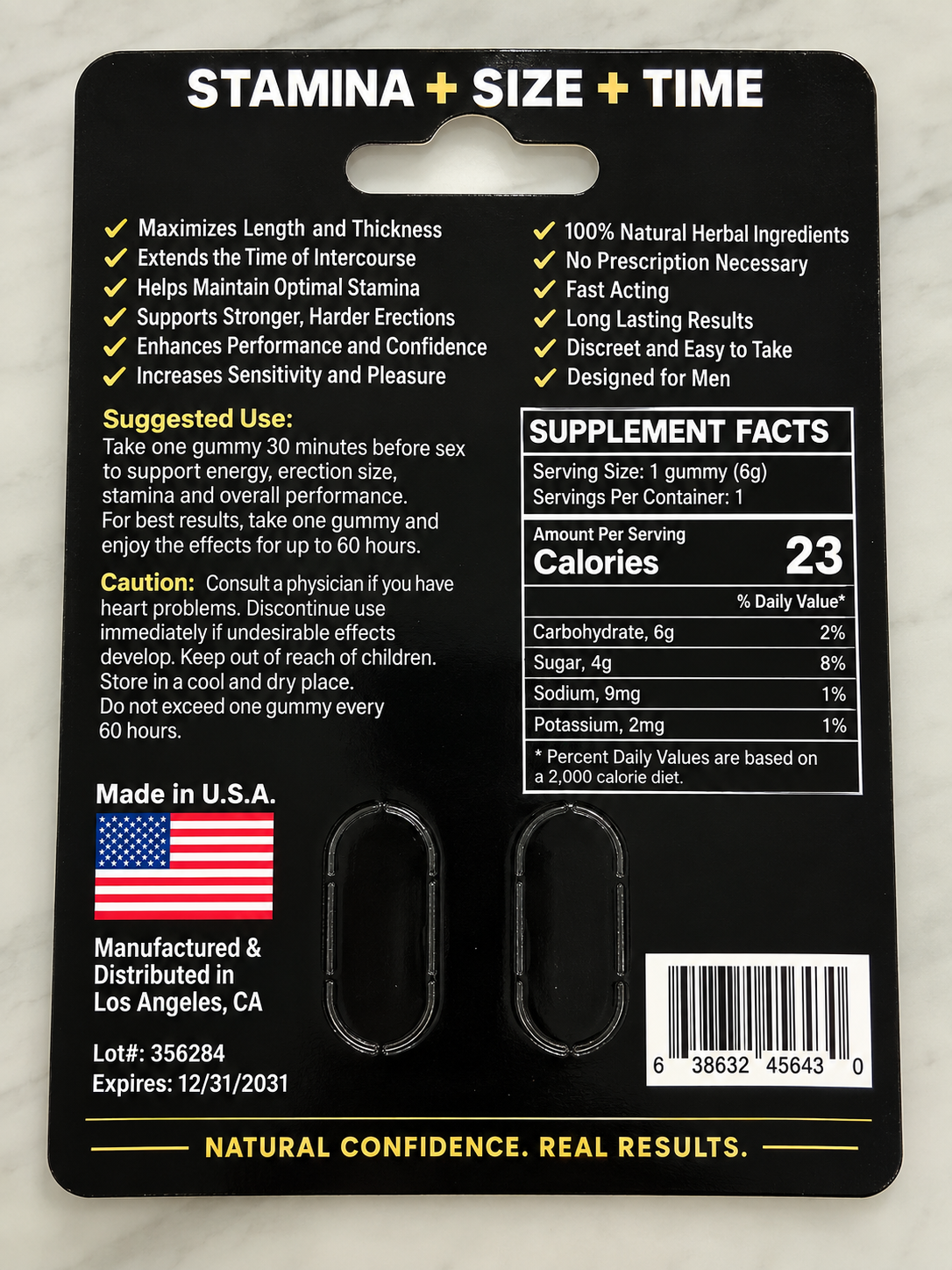 Men’s Vitality Gummies 69