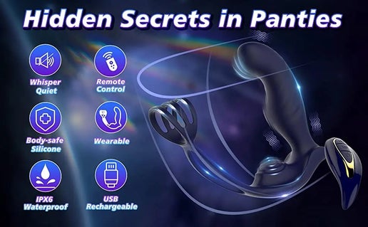 Prostate Massager with Support Grip