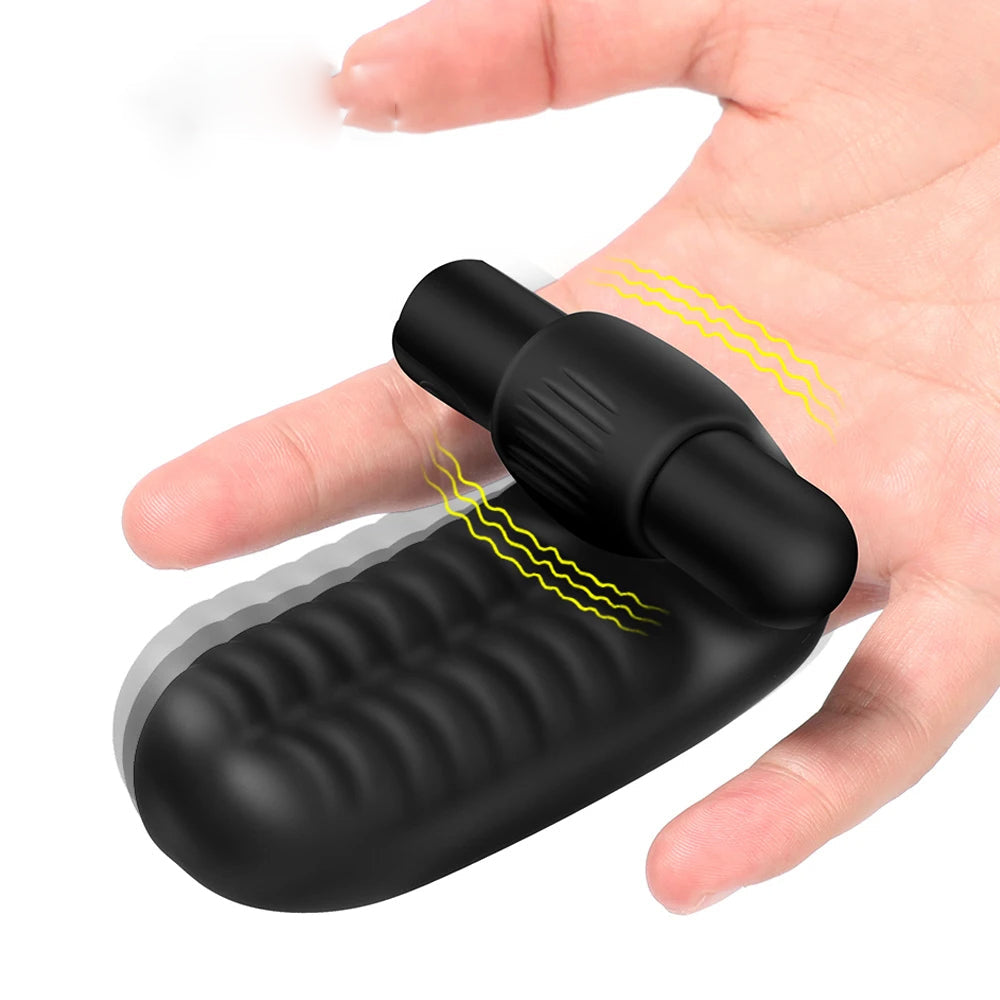 Ribbed Finger Sleeve Personal Massager
