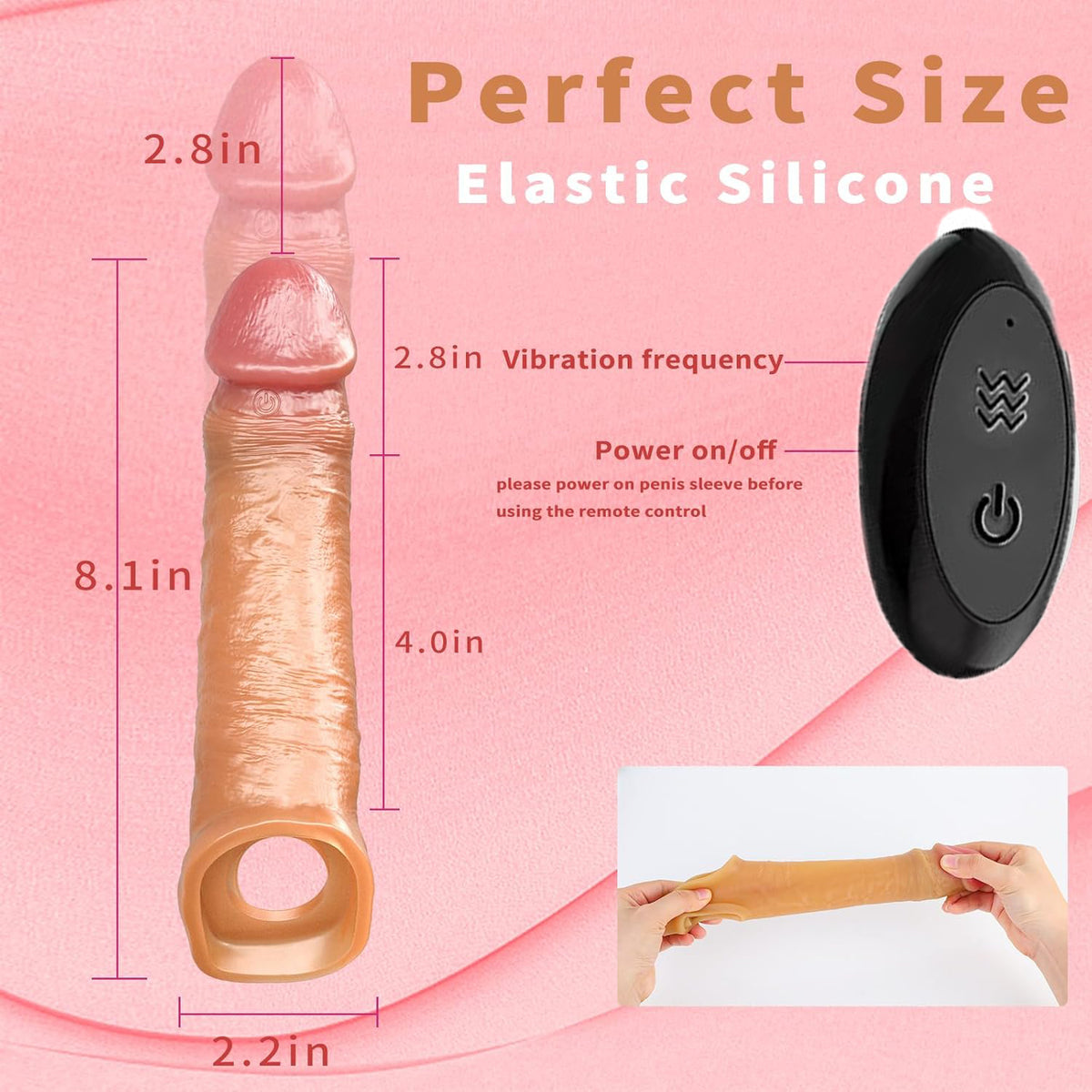 Vibrating Extension Sleeve