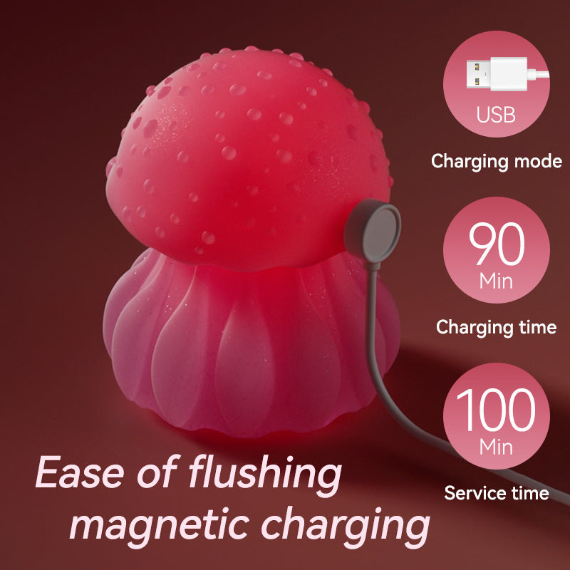 Medusa Jellyfish Rotating Licking Personal Massager