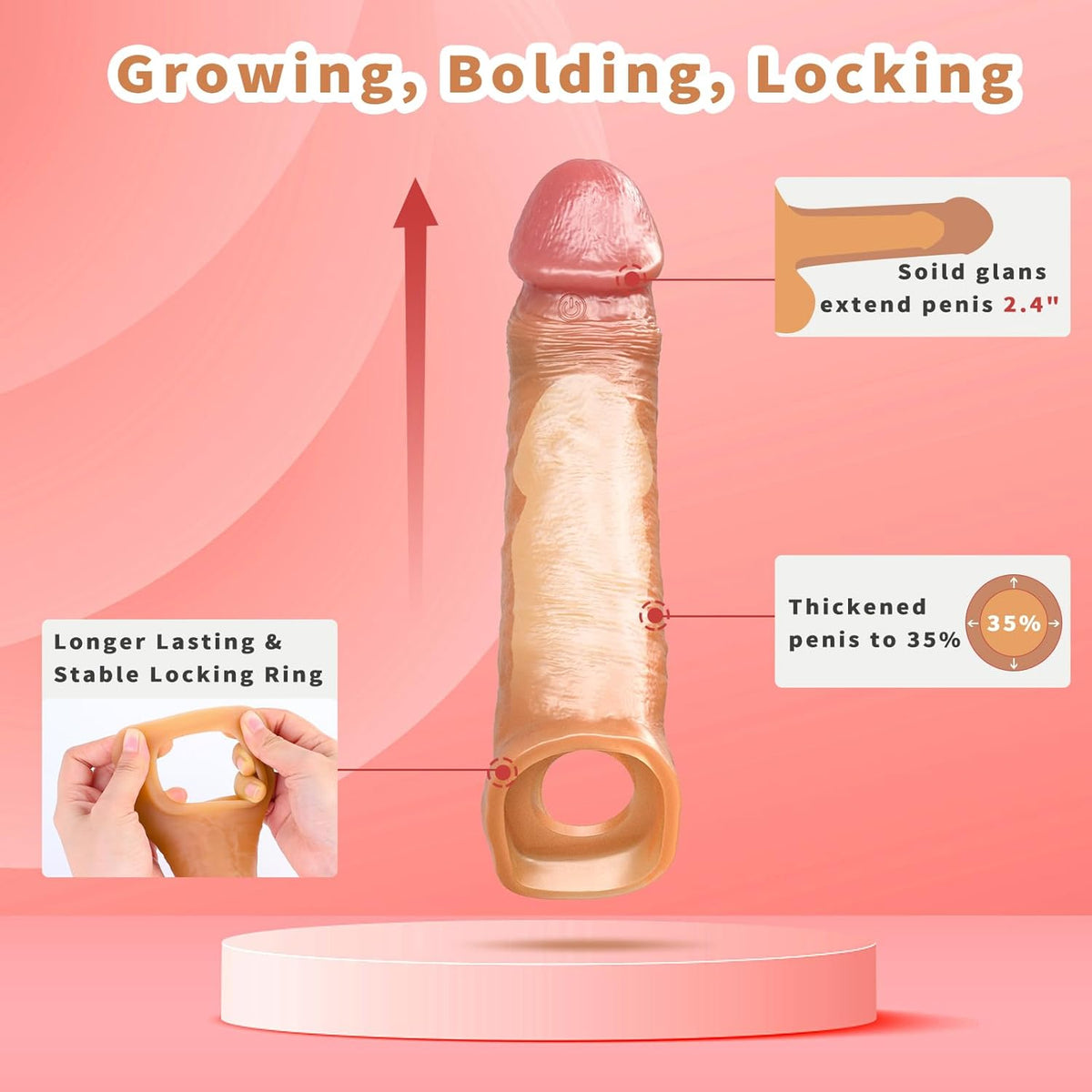 Vibrating Extension Sleeve
