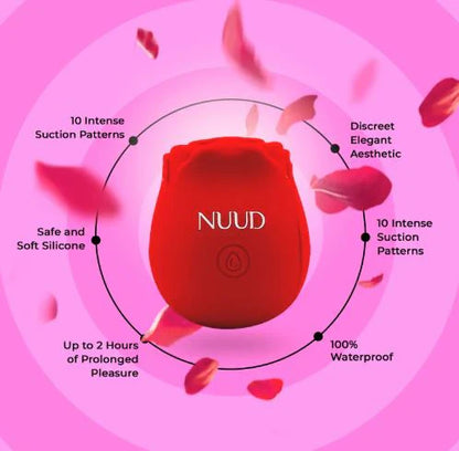 NUUD Rose Pulsing Suction Personal Massager