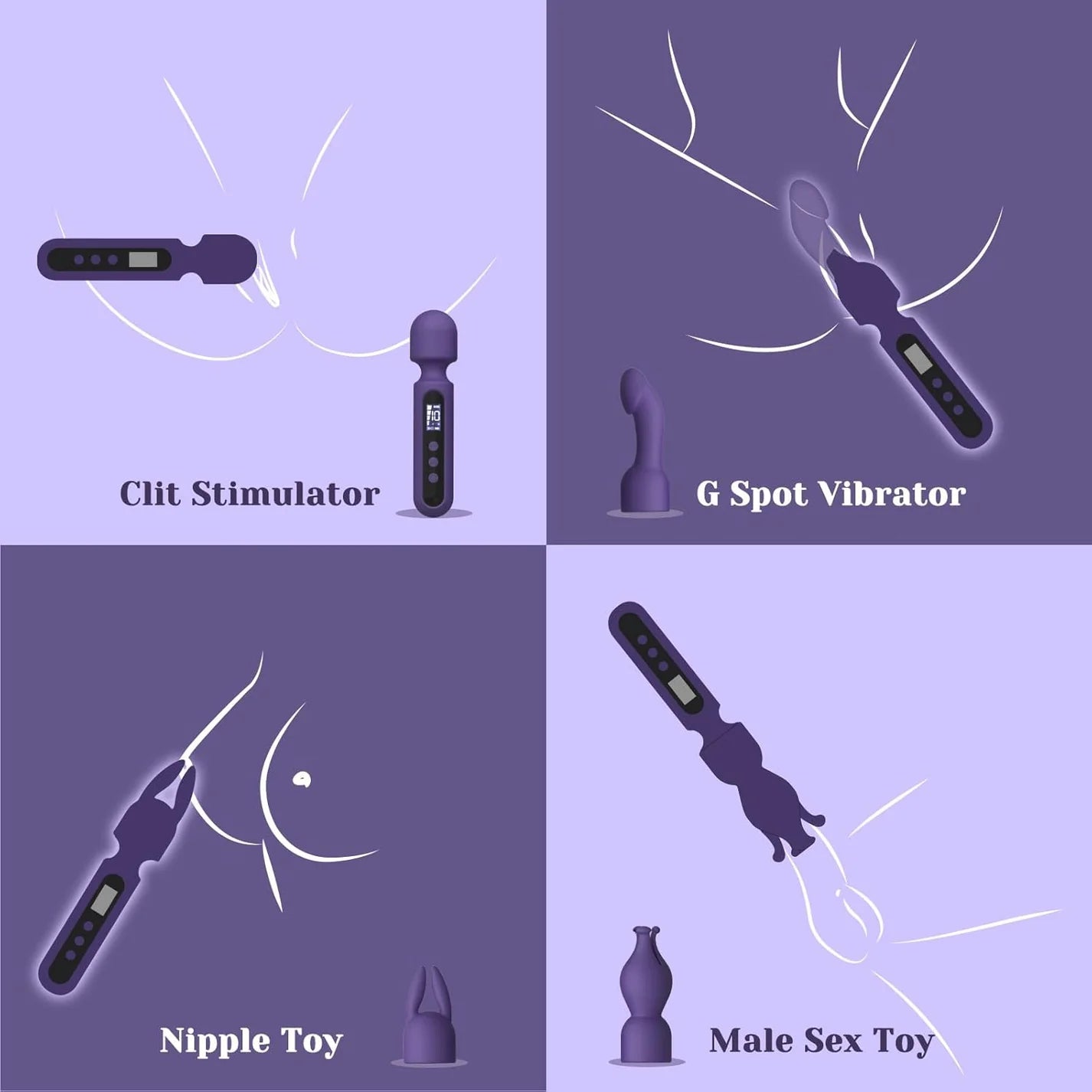 Luxe Wand — Multi-Attachment
