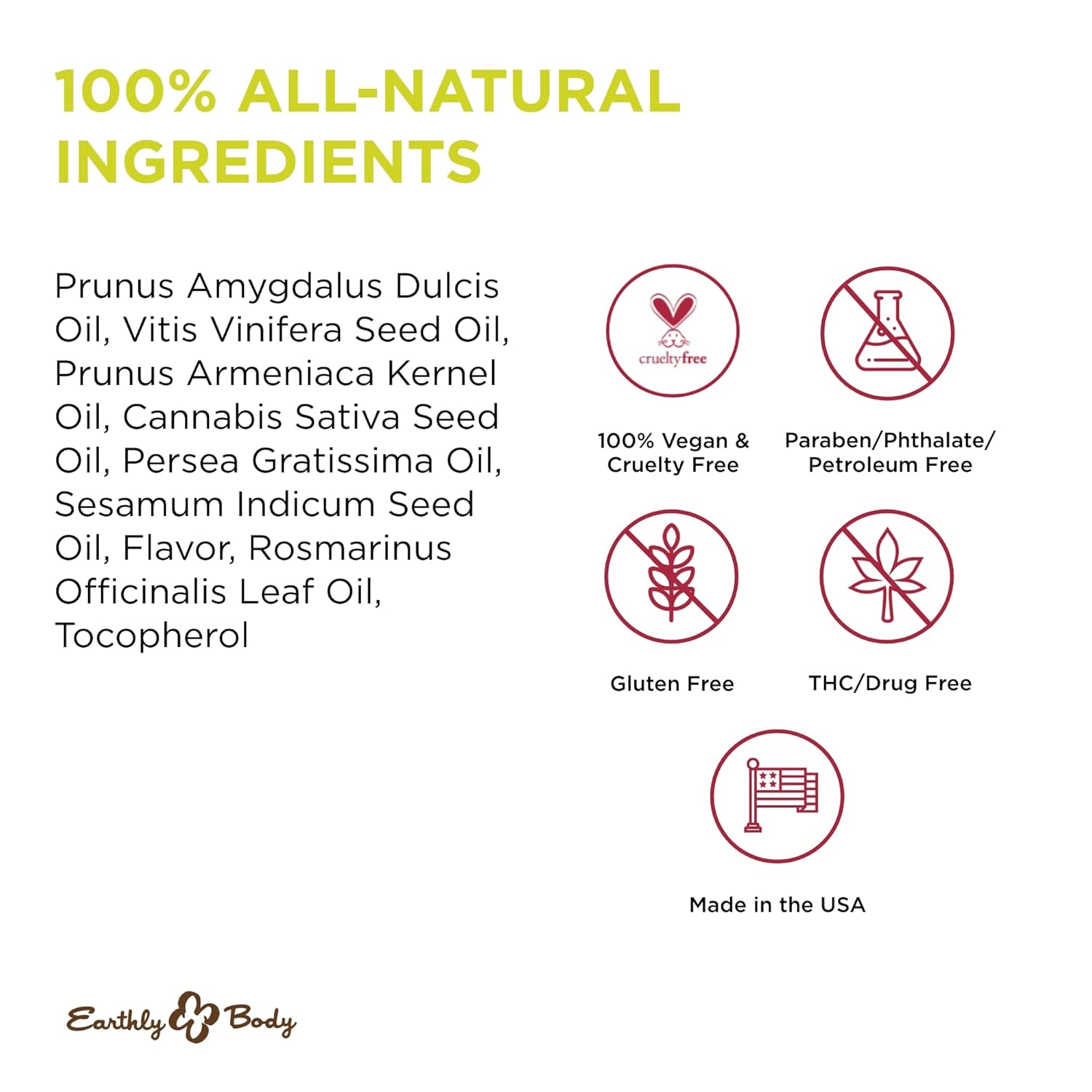 Earthly Body Edible Massage Oil – Mango