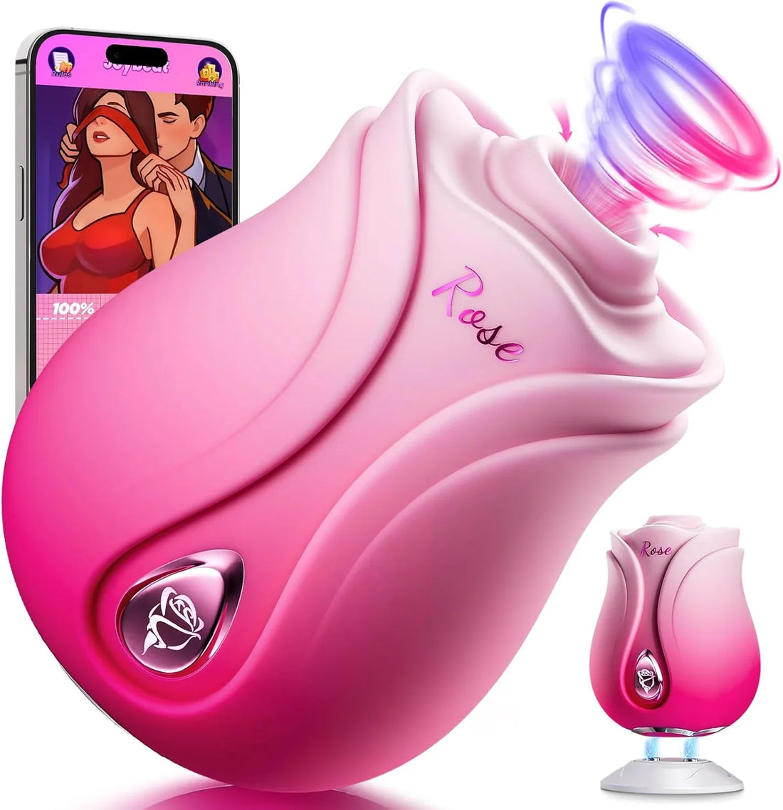 Crimson Pulse Rose App-Controlled