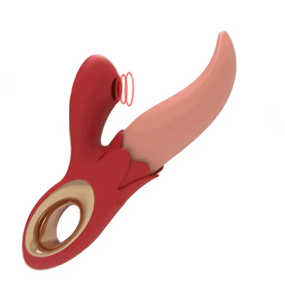 Amy Dual-Action Licking &amp; Suction Personal Massager