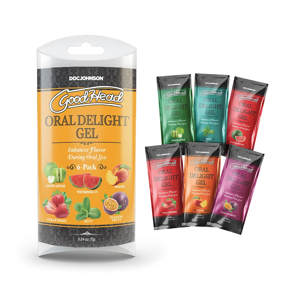 GoodHead Oral Delight Gel Multi-Flavor 6-Pack