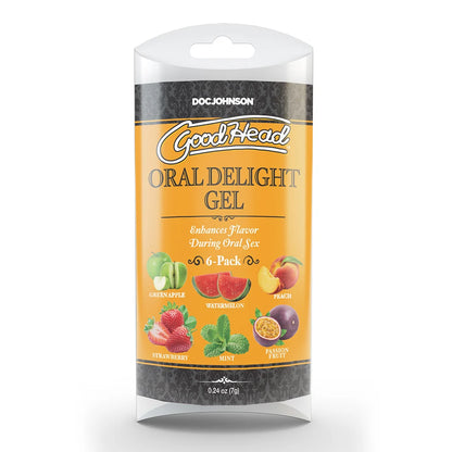 GoodHead Oral Delight Gel Multi-Flavor 6-Pack
