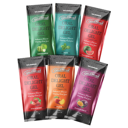 GoodHead Oral Delight Gel Multi-Flavor 6-Pack