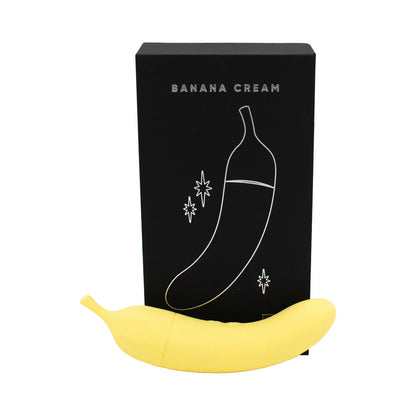 Banana Cream Dual-Action Air Pulse Personal Massager