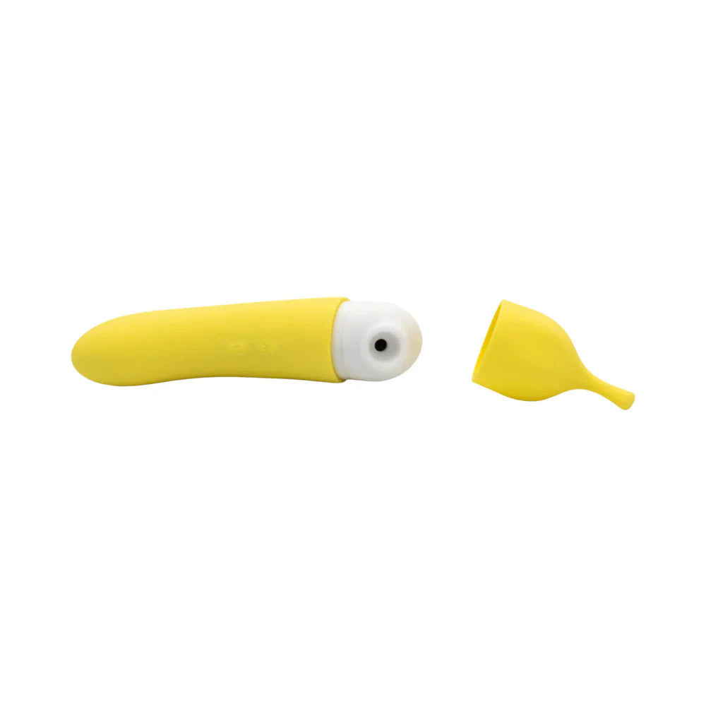 Banana Cream Dual-Action Air Pulse Personal Massager