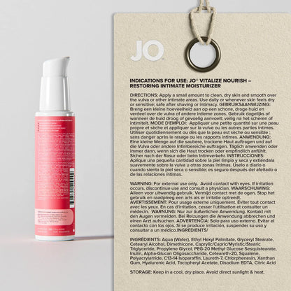 JO Vitalize Nourish Restoring Intimate Moisturizer