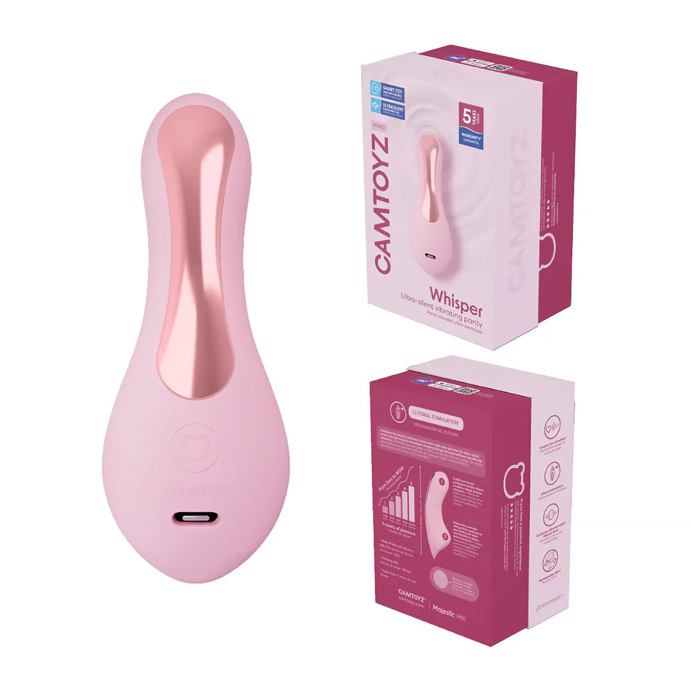 Camtoyz Whisper Ultra-Silent Wearable Personal Massager