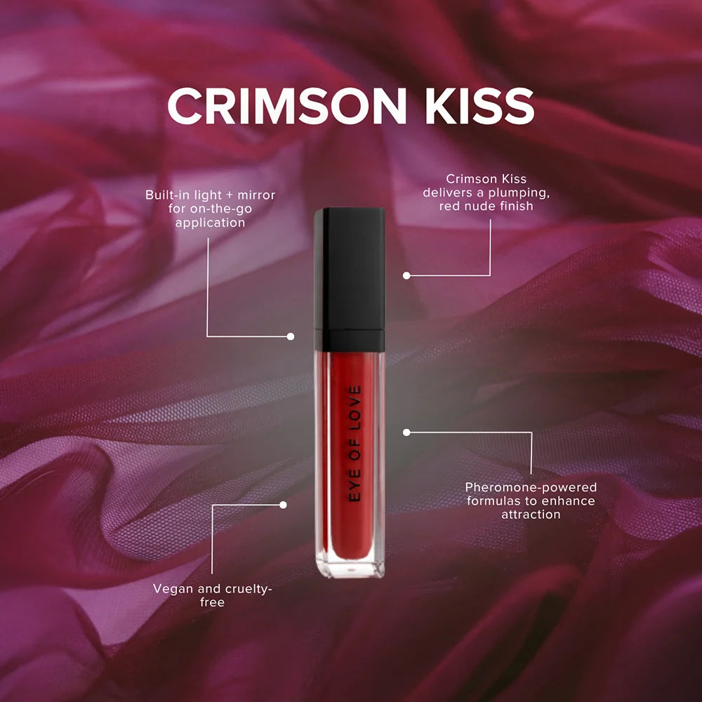 Brillo voluminizador labial con feromonas