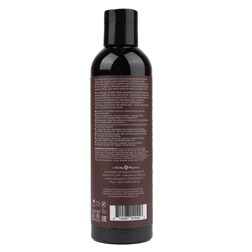 Earthly Body Hemp Seed Massage &amp; Body Oil – Skinny Dip
