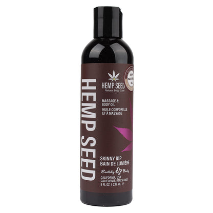 Earthly Body Hemp Seed Massage &amp; Body Oil – Skinny Dip