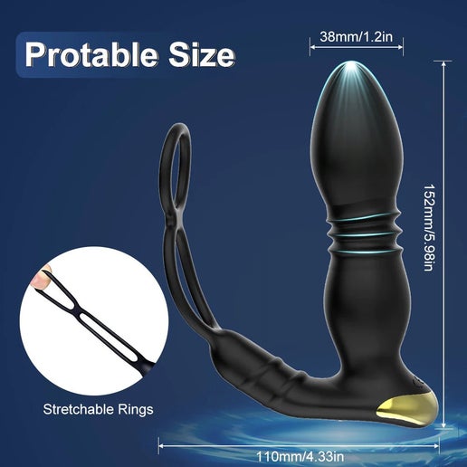 Dual-Ring Prostate Massager