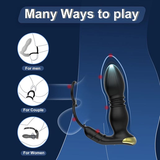 Dual-Ring Prostate Massager
