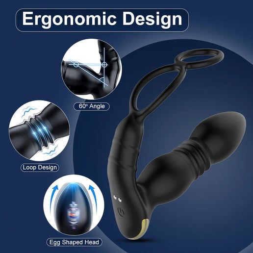 Dual-Ring Prostate Massager