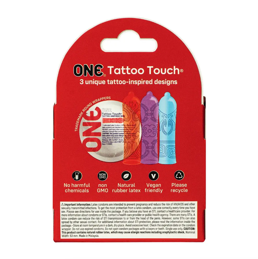 ONE Tattoo Touch Condom