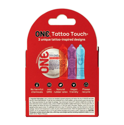 ONE Tattoo Touch Condom