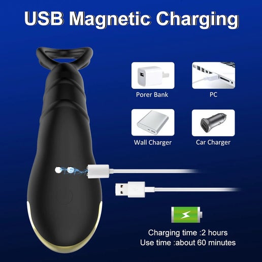 Dual-Ring Prostate Massager