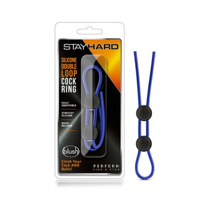 Stay Hard Double Loop Silicone Ring
