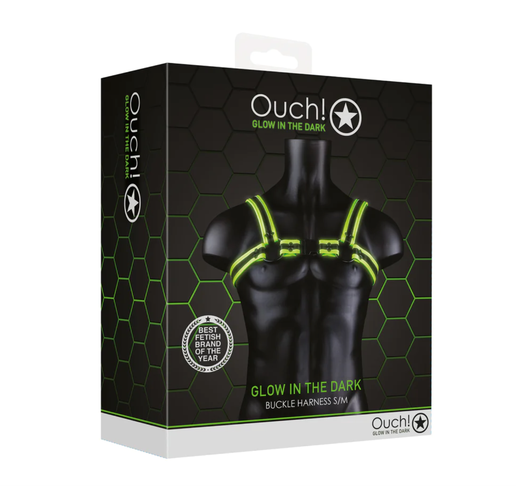 Harness with Neon Buckles