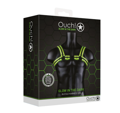 Harness with Neon Buckles
