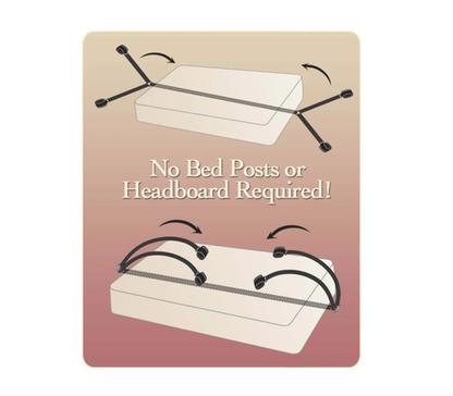 Under Bed Sensory Restraint Set with Blindfold