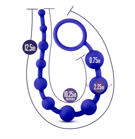 Blush Luxe Silicone 10 Beads – Indigo