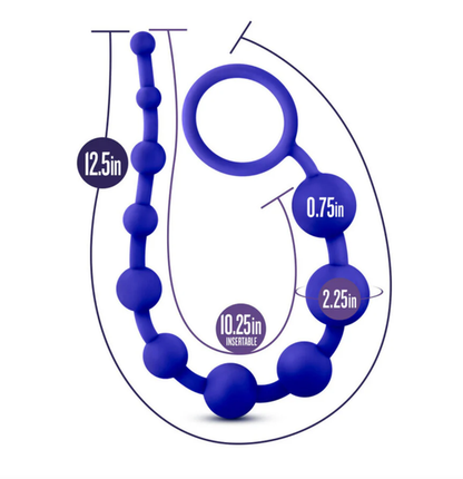 Blush Luxe Silicone 10 Beads – Indigo