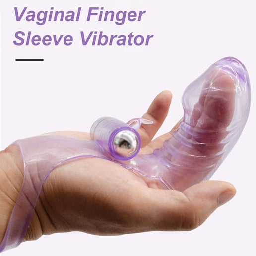 Vibrating Finger Sleeve Couples Massager
