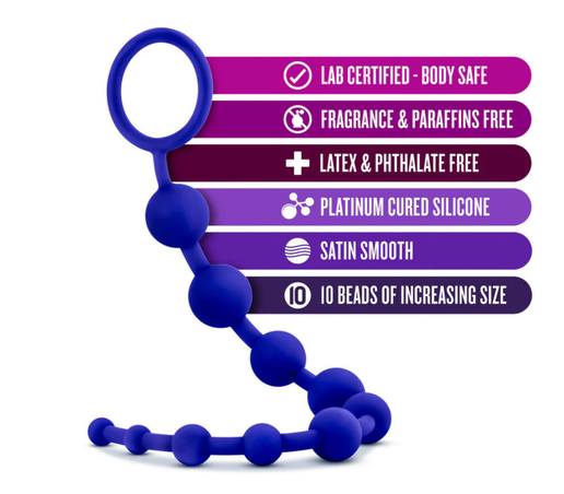 Blush Luxe Silicone 10 Beads – Indigo