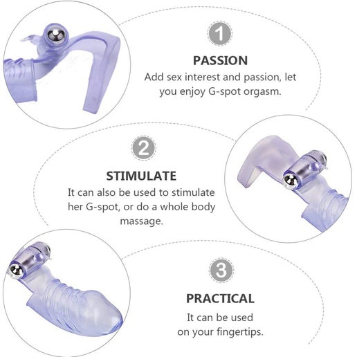 Vibrating Finger Sleeve Couples Massager