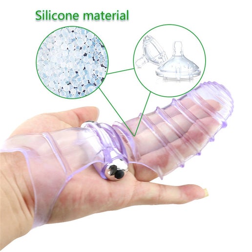 Vibrating Finger Sleeve Couples Massager