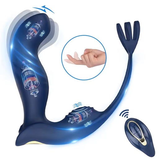 Prostate Massager with Support Grip