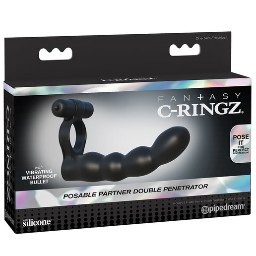 C-Ringz Posable Partner Double Penetrator