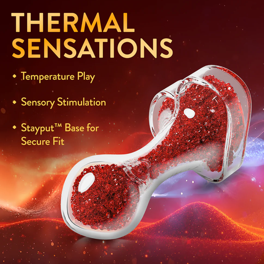 Oh My Gem Lustre Heart Borosilicate Glass