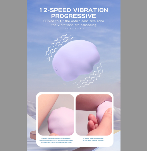 Mushroom Dual-Function Personal Wellness Massager