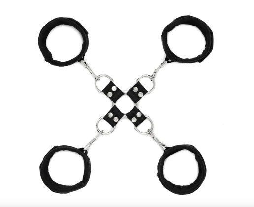 Sportsheet Adjustable 5-Piece Handcuff and Restraint Set