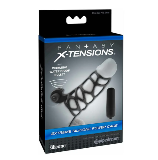 Extensiones vibratorias de silicona extrema