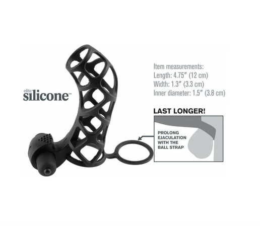 Extensiones vibratorias de silicona extrema