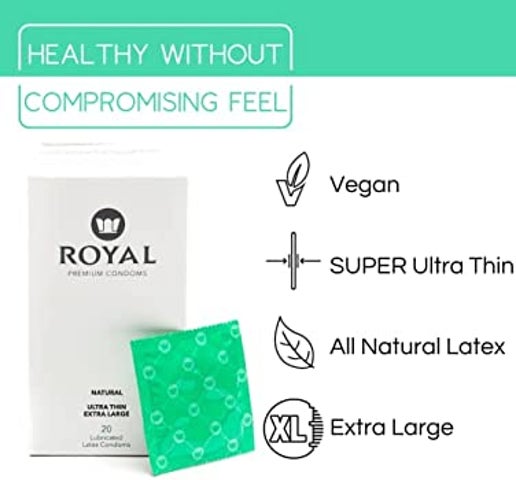 Royal Vegan Condoms XL (10)
