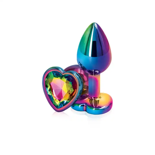 Stainless Steel Heart Jewel Plug Set