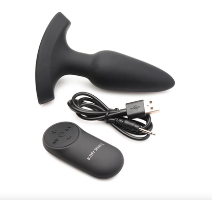 Laser Heart Vibrating Wellness Plug with Remote