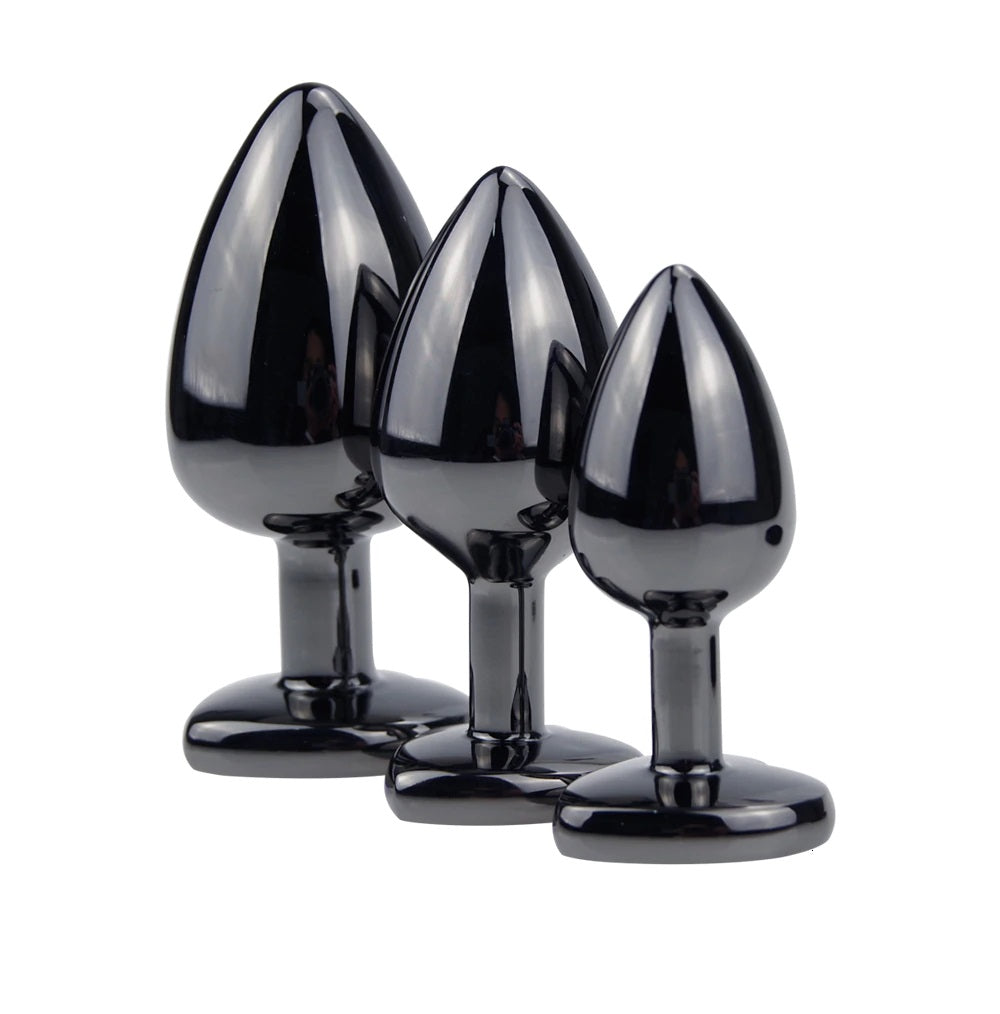 Stanley Steel Black Wellness Plug Set with Vibrating Bullet