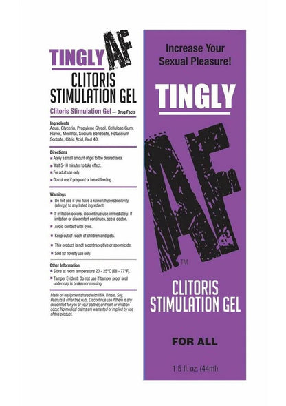 Tingly AF Clitoral Sensation Gel